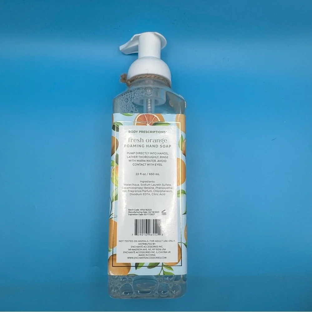 Body Prescriptions Foaming Hand Soap Fresh Orange 22 FL oz.